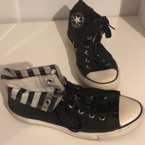 🐙 2/$20 - Converse high top - black and white